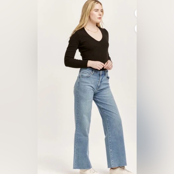 Dear John Denim - Dear John high rise Straight wide Leg Jeans size 28